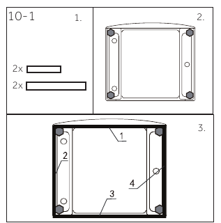 Monter st&oslash;jd&aelig;mpende puder