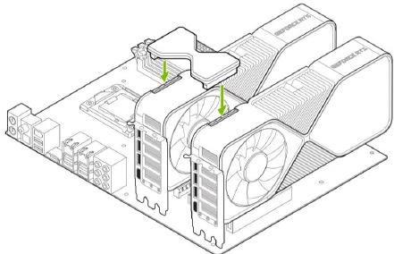 Qurilmani o'rnatish - 2-qadam - SLI o'rnatish