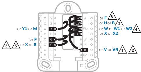 Wiring - Wiring mbadala kwa pampu za joto pekee