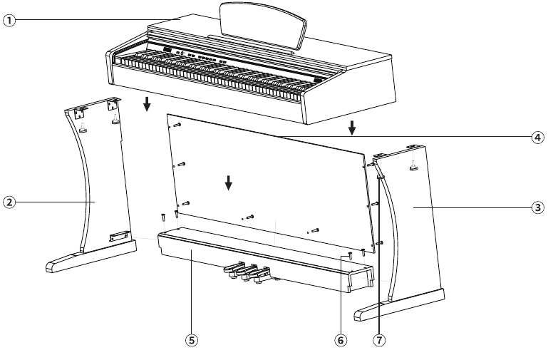 Donner DDP-300 - Handleiding digitale piano | ManualsLib