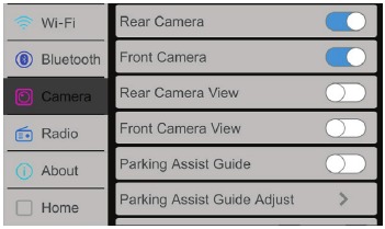 Ajustar a Imagem do Ecr&atilde; da C&acirc;mara Frontal e Traseira