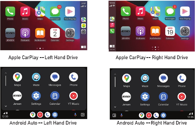 Defini&ccedil;&otilde;es de orienta&ccedil;&atilde;o de condu&ccedil;&atilde;o - Configura&ccedil;&otilde;es