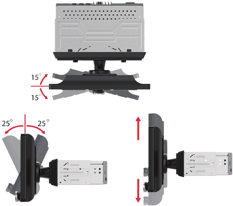 &Acirc;ngulos e possibilidades de rota&ccedil;&atilde;o do ecr&atilde;