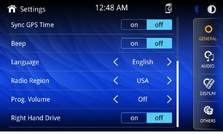 Ajustes de orientaci&oacute;n de conducci&oacute;n