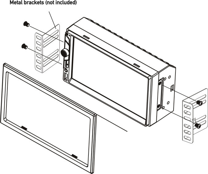 TYPISK FRONTMATET DIN-MONTERINGSMETODE