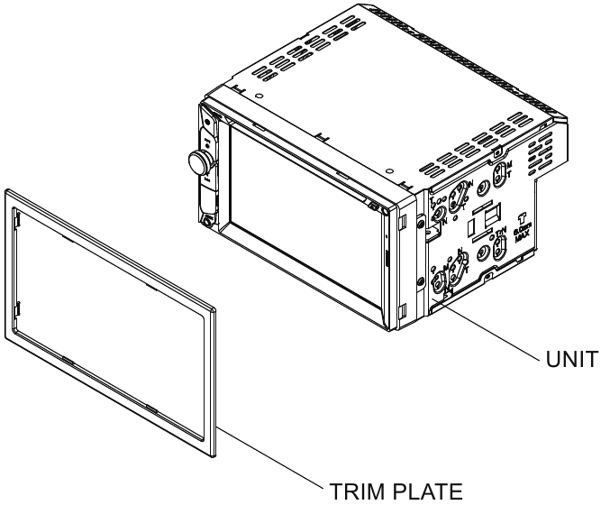 TYPISK FRONTMATET DIN-MONTERINGSMETODE