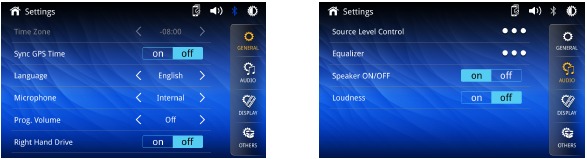 Funcionamento Geral - Menu de Configura&ccedil;&atilde;o