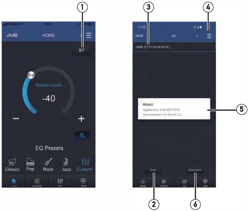 Bluetooth Pairing with App and AMP