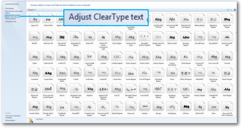 Rekebisha Maandishi ya Aina Iliyo Wazi
