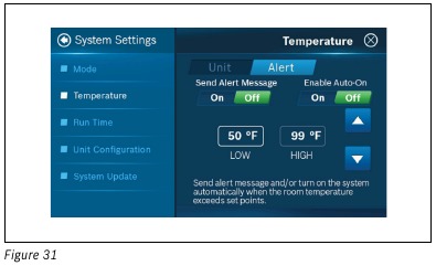 Žemos erdvės temperatūros monitoriaus nustatymas