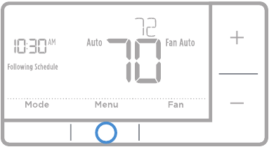 Picha ya skrini ya kitufe cha Menyu