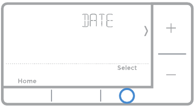 Picha ya skrini ya kuweka tarehe