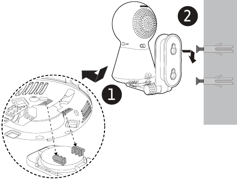 Vauvayksik&ouml;n asentaminen kipsin sein&auml;&auml;n - Vaihtoehto 2