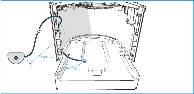Conexi&oacute;n de los cables al C222-SWE