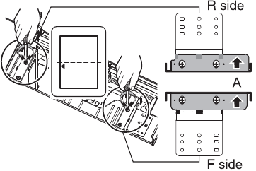 BP-LC10 Image off-center adjustment - Front shift