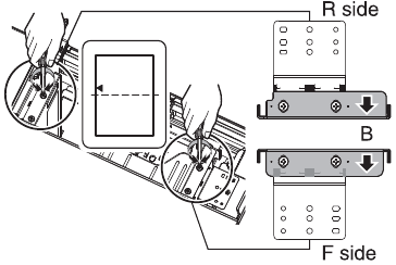 BP-LC10 Image off-center adjustment - Rear shift