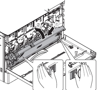 Cleaning of LSU dust-proof glass - Step 4