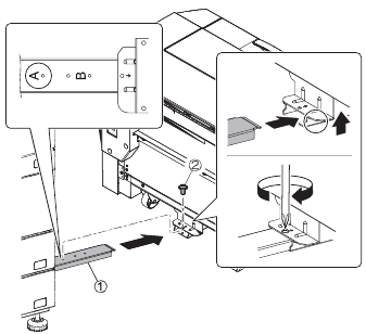 Main unit large tray connection - Step 9