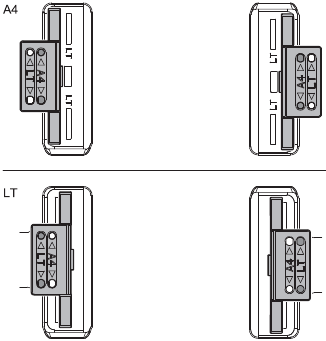 Tray 3 size setting - Step 2