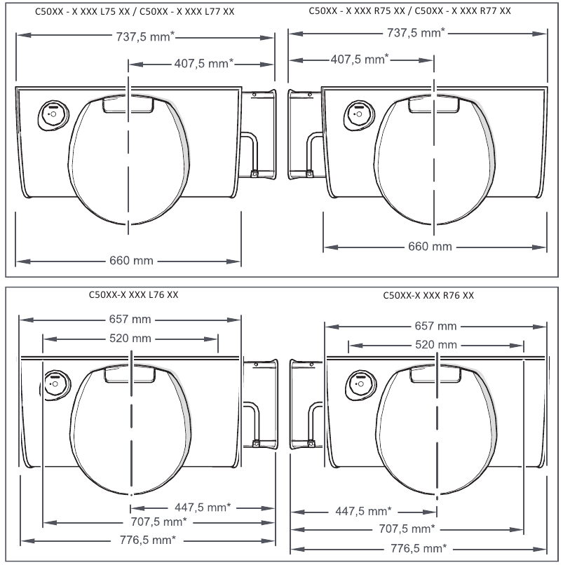 Dimensiones del ba&ntilde;o - Parte 2