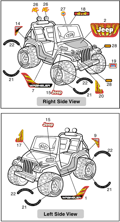 Decora&ccedil;&atilde;o dos autocolantes - Parte 2
