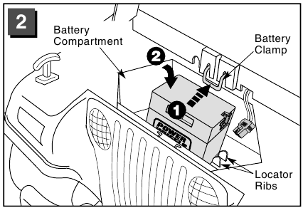 Instala&ccedil;&atilde;o da bateria - Passo 2