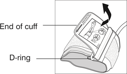 USING THE ARM CUFF - Step 2