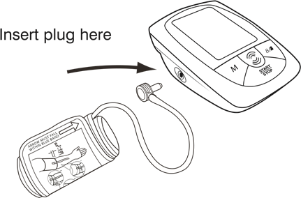 USING THE ARM CUFF - Step 3