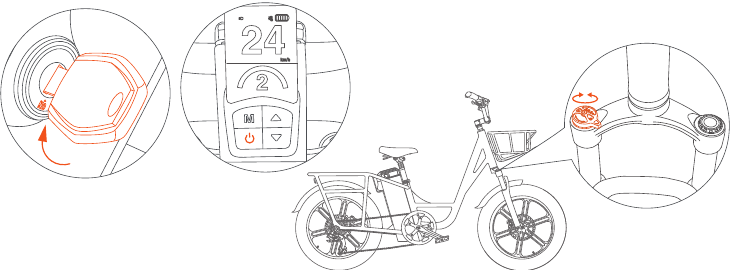 Penggunaan pertama kali - Langkah 2 - Nyalakan daya