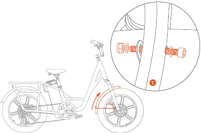 Memasang Spatbor - Langkah 1