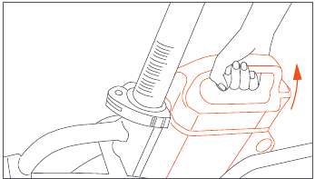 Cara mengeluarkan baterai - Langkah 3