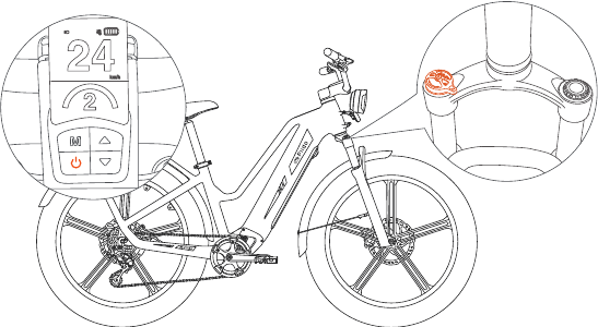 Penggunaan pertama kali - Langkah 2 - Nyalakan daya