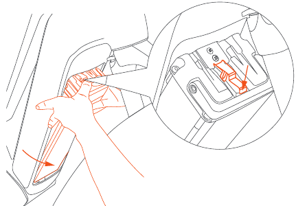 Cara melepas baterai - Langkah 5