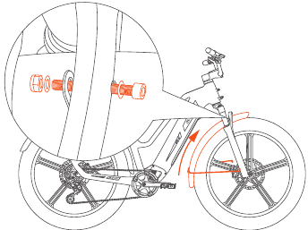 Memasang spatbor - Langkah 1