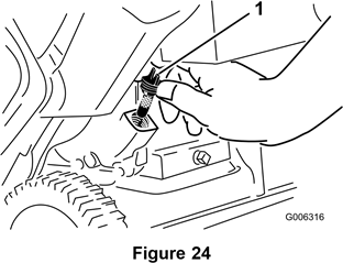 Moottori&ouml;ljyn vaihtaminen &ndash; vaihe 1