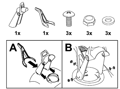 Poistokourun asentaminen