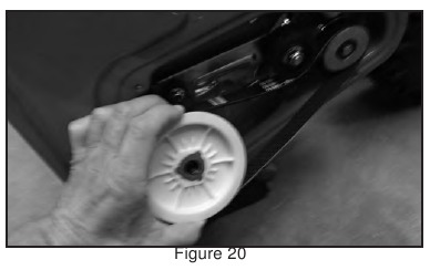 Substitui&ccedil;&atilde;o da correia - Etapa 1