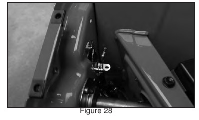 Remo&ccedil;&atilde;o do cabo da transmiss&atilde;o - Etapa 1