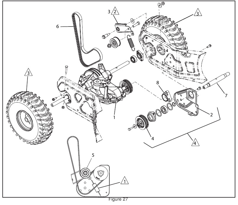 Transmiss&atilde;o, tra&ccedil;&atilde;o e pneu