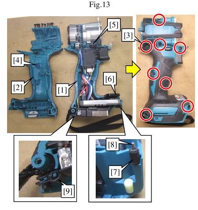 Rotor, hamerkastgedeelte - Monteren - Stap 2