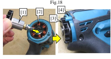 Rotor, hamerkastgedeelte - Monteren - Stap 7