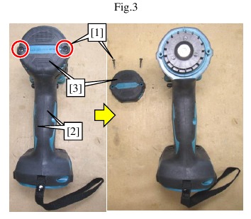Rotor, hamerkastgedeelte - Demonteren - Stap 2