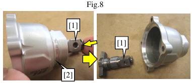 Rotor, hamerkastgedeelte - Demonteren - Stap 7