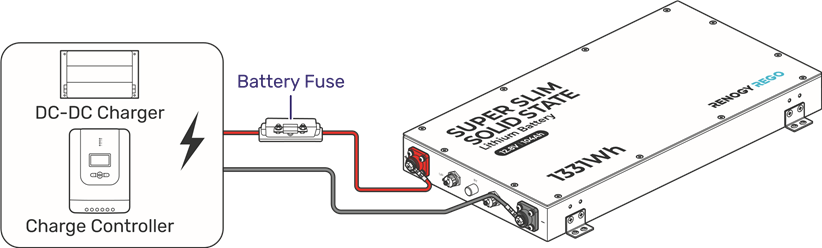Akkumul&aacute;torok kiegyenl&iacute;t&eacute;se a csatlakoztat&aacute;s előtt - 1. l&eacute;p&eacute;s