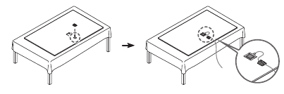 One Connecti kaablihoidiku kasutamine