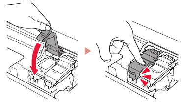 Inasakinisha Katiriji za FINE - Hatua ya 3