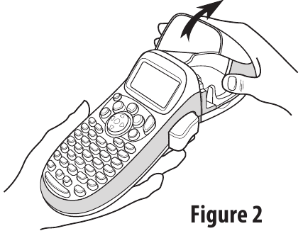 A c&iacute;mkekazetta behelyez&eacute;se - 1. l&eacute;p&eacute;s