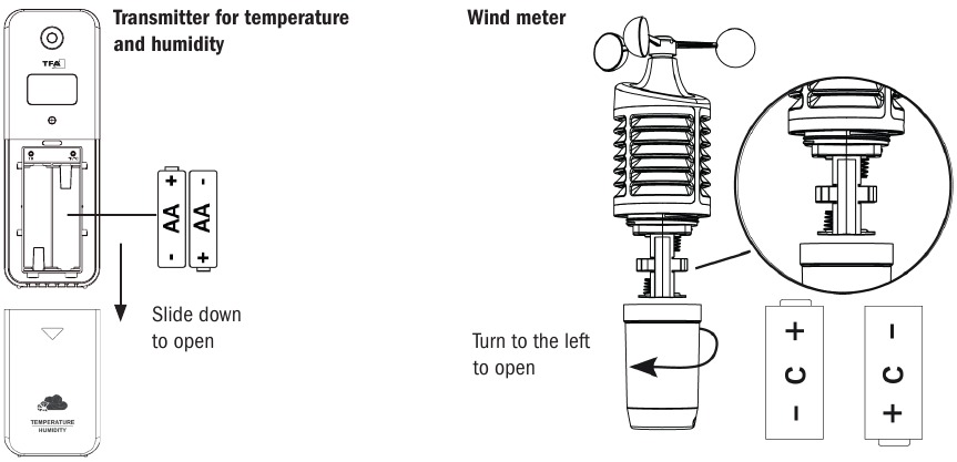 Включите передатчик