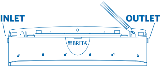Pričvrstite glavu na unutarnju stranu zida ormarića Korak 2
