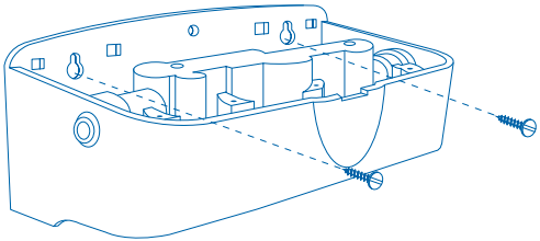 Pričvrstite glavu na unutarnju stranu zida ormarića Korak 3